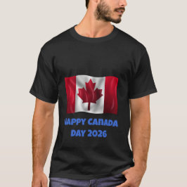 Herrens Glad Canada Day T-Shirt