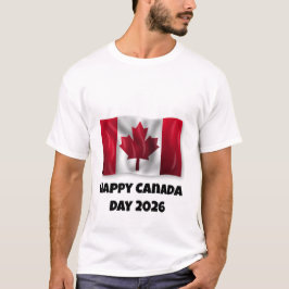 Herrens Glad Canada Day T-Shirt