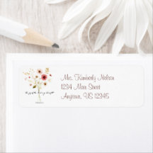 Herrens glädje minimalistisk floral