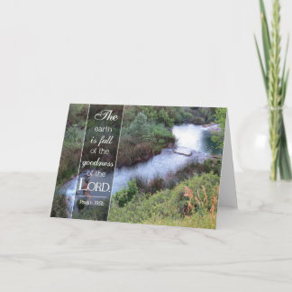 Herrens godhet - Skriptkort Kort