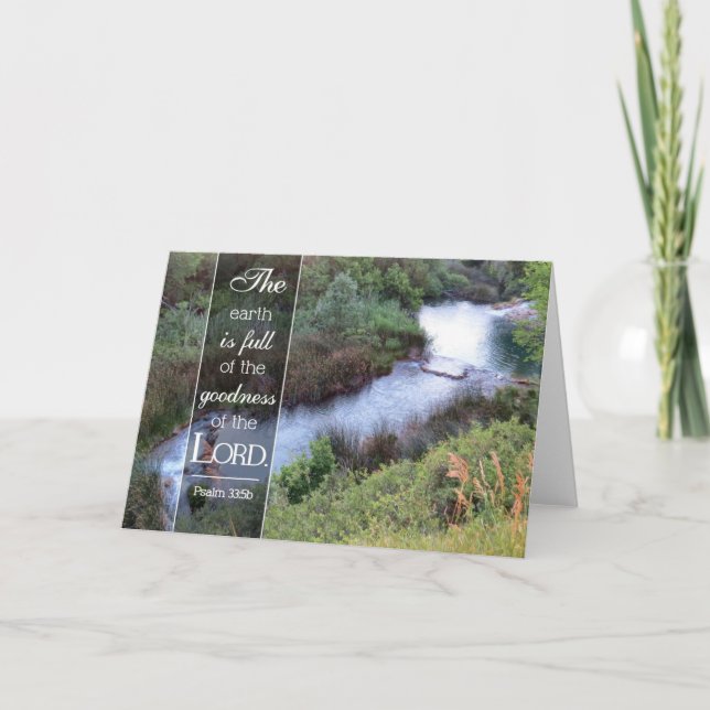 Herrens godhet - Skriptkort Kort (Framsida)