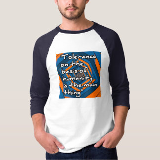 Herrens grundläggande 3/4-ärmad raglan t-shirt
