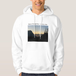 Herrens grundläggande hoodie Glacier National Park