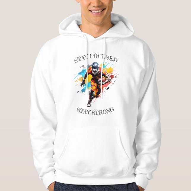 Herrens grundläggande hoodie motivation (Framsida)
