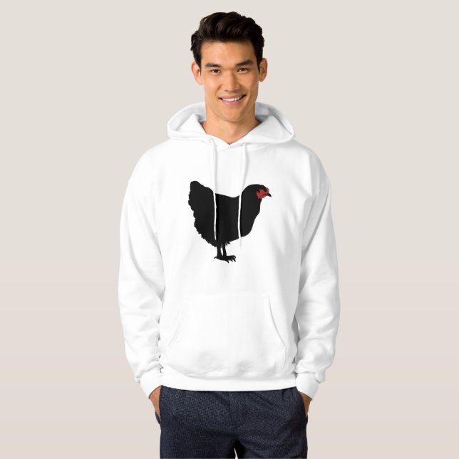 Herrens grundläggande hoodie ROOSTER & HEN (Hel framsida)