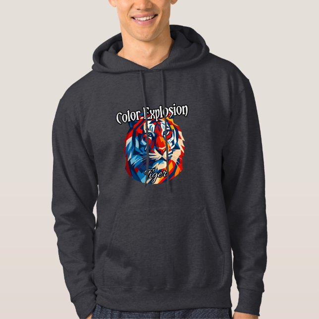 Herrens grundläggande huva sweatshirt (Framsida)