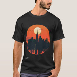 Herrens grundläggande mörka T-shirt