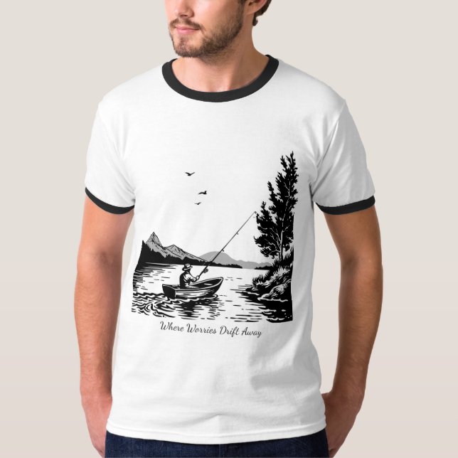 Herrens Grundläggande Ringar T-Shirt  (Framsida)