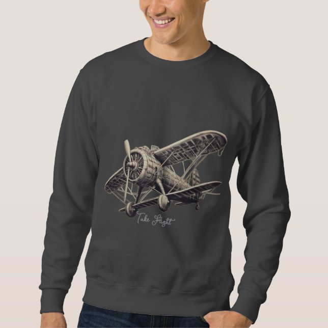 Herrens grundläggande sweatshirt  (Framsida)