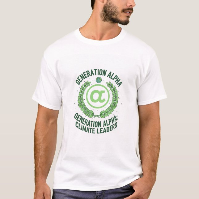 Herrens grundläggande T-shirt (Framsida)