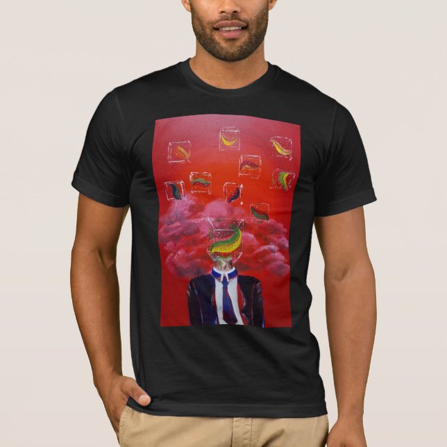 Herrens grundläggande T-shirt (Framsida)