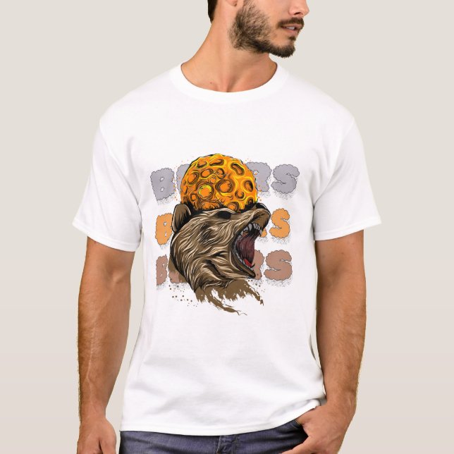 Herrens grundläggande t-shirt (Framsida)