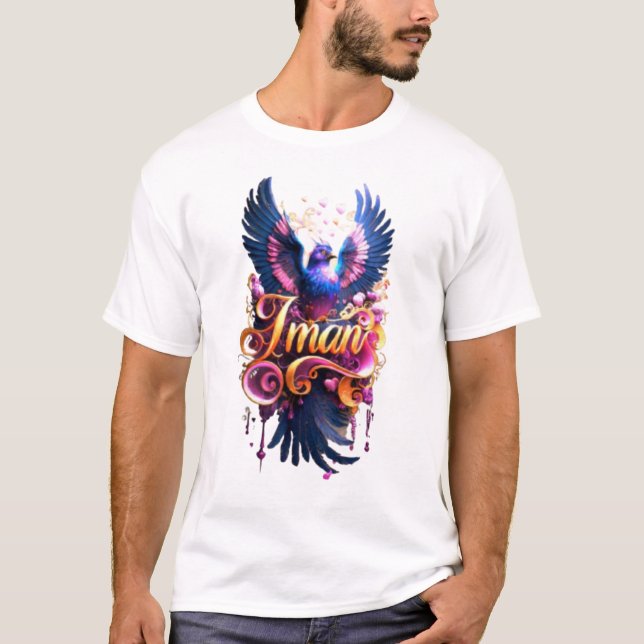 Herrens grundläggande T-shirt (Framsida)