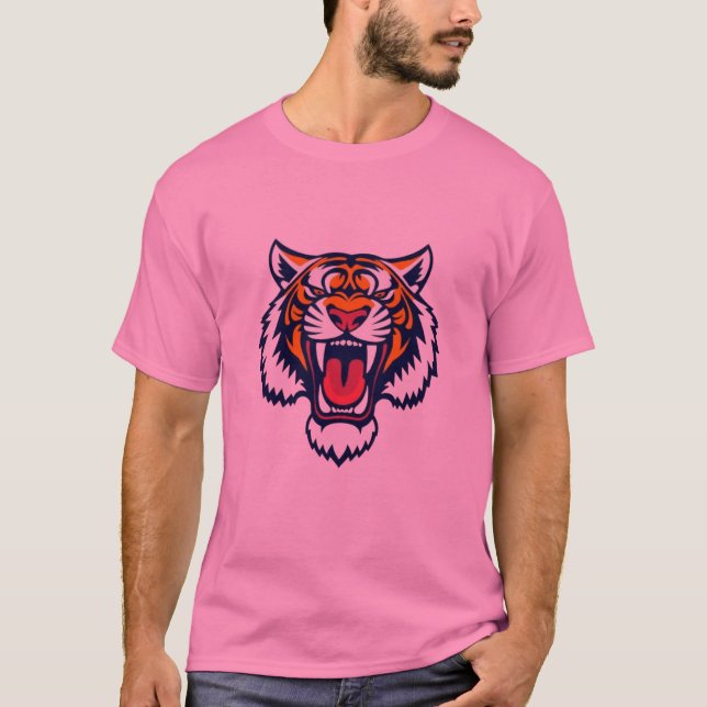 Herrens grundläggande T-shirt (Framsida)