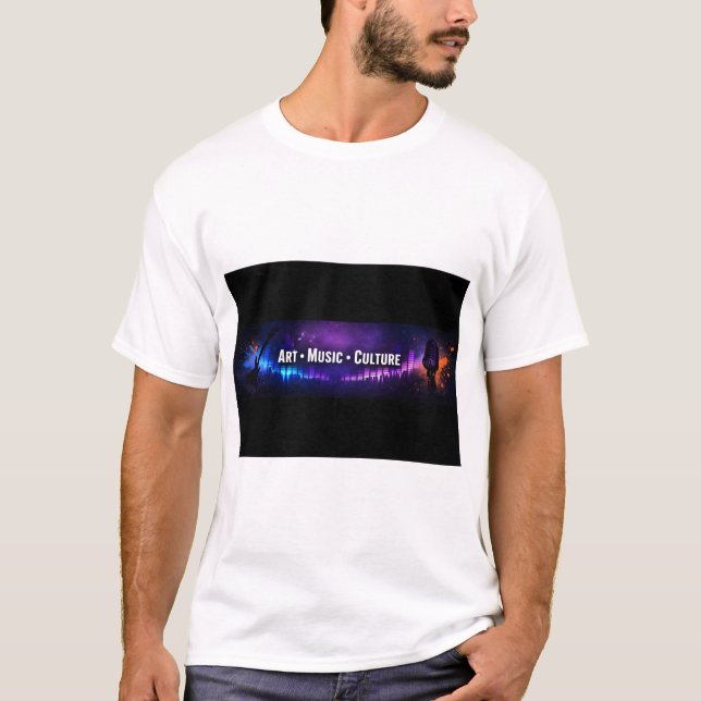 Herrens grundläggande T-shirt (Framsida)