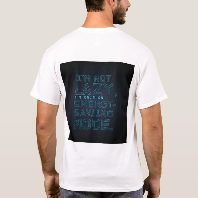 Herrens grundläggande t-shirt (Baksida)