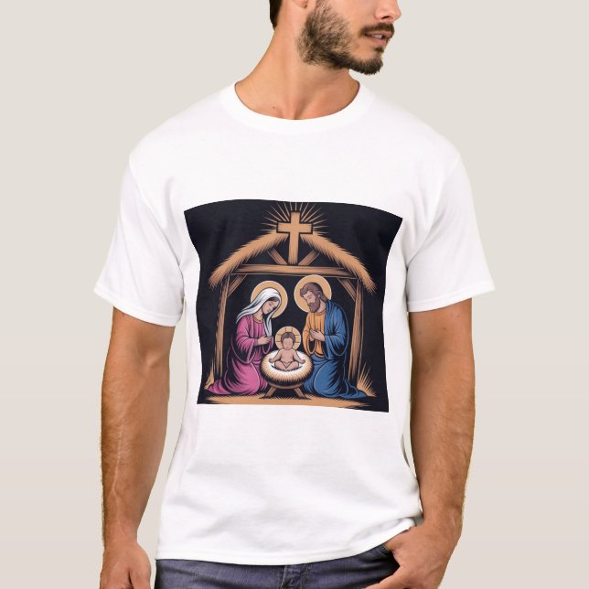 Herrens grundläggande t-shirt (Framsida)