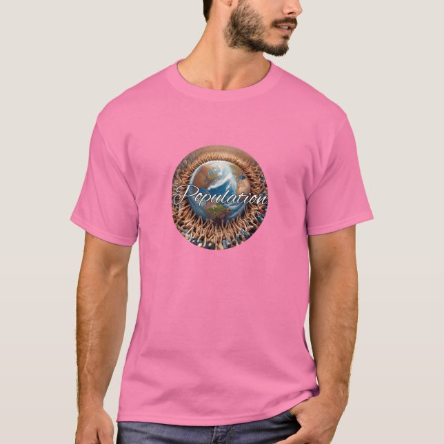 Herrens grundläggande T-shirt (Framsida)