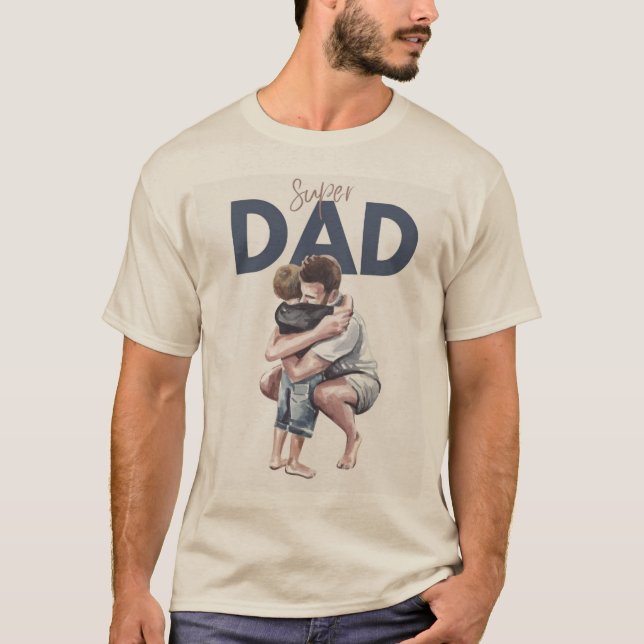 Herrens grundläggande T-shirt (Framsida)