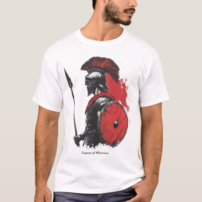 Herrens grundläggande T-shirt (Framsida)