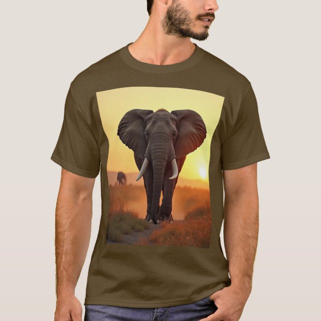 Herrens grundläggande T-shirt (Framsida)
