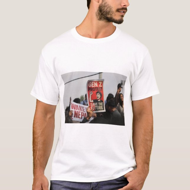 Herrens grundläggande t-shirt (Framsida)