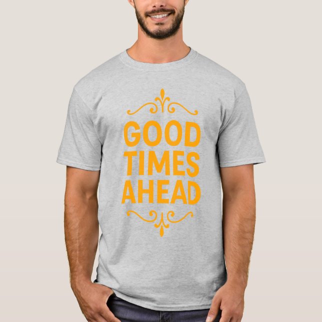 Herrens grundläggande T-shirt (Framsida)