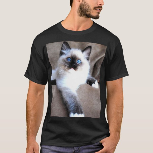 Herrens grundläggande T-shirt (Framsida)