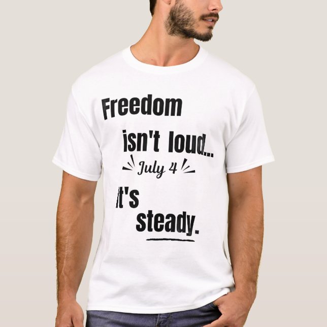 Herrens grundläggande T-shirt (Framsida)