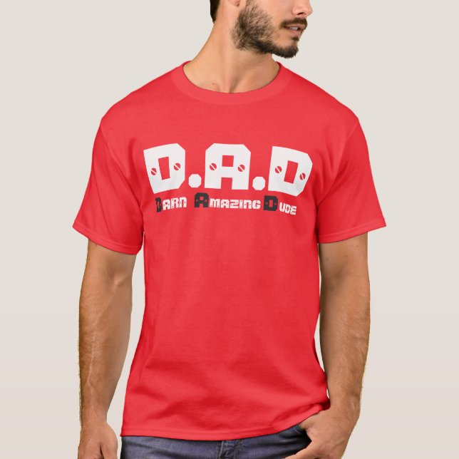 Herrens grundläggande T-shirt/Citat T-shirt (Framsida)