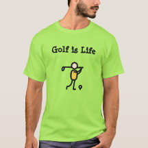 Herrens grundläggande t-shirt | Golf är livet