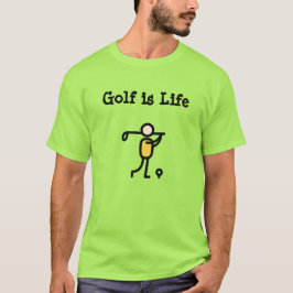 Herrens grundläggande t-shirt | Golf är livet