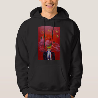Herrens grundläggande T-shirt Hoodie