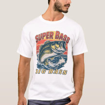 Herrens grundläggande T-shirt Super Bass Big Bass