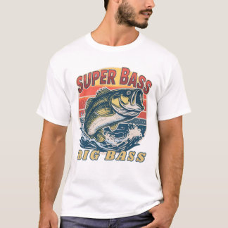 Herrens grundläggande T-shirt Super Bass Big Bass