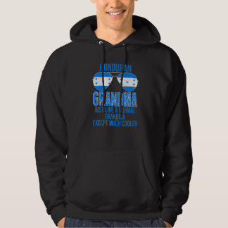 Herrens honduranska mormor Honduras Flagga Solglas Hoodie