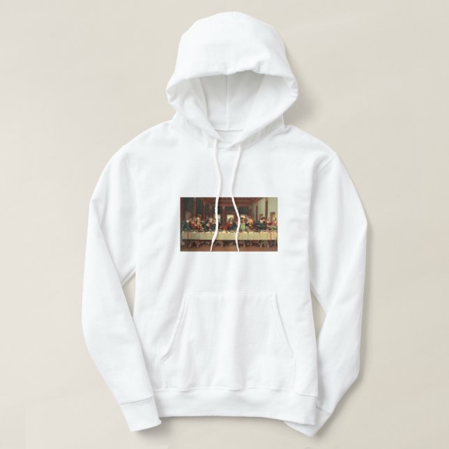 Herrens hoodie - Anpassa sista måltiden (Design framsida)