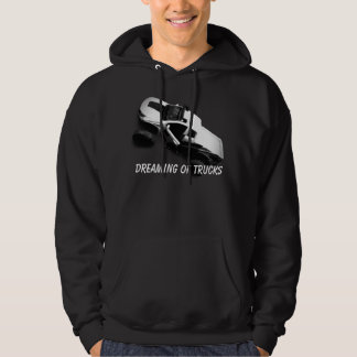Herrens hoodie sweatshirt- drag över lastbilar