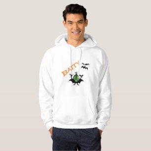 Herrens humoristiska Halloween-huvtröja Sweatshirt Med Luva