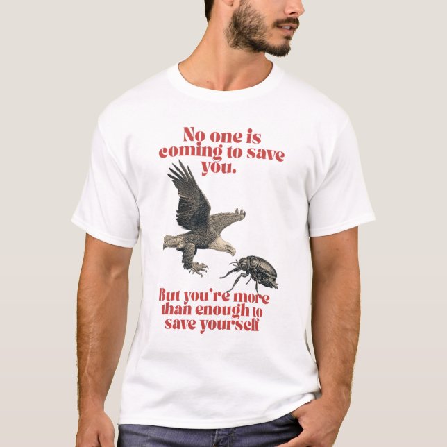 Herrens Inspirerande T-Shirt  (Framsida)