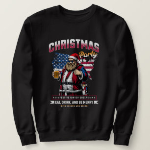 Herrens jul Santa sweatshirt Höjdpunkt julen