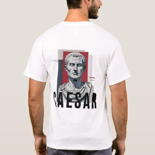 Herrens Julius Caesar T-Shirt – Romersk Kejsare Gr