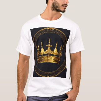 Herrens King Logo T-Shirt | Crown Royal Style Tee
