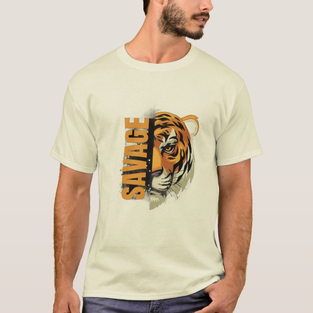 Herrens klassiska bomullströja t shirt (Framsida)