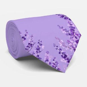 Herrens lavendel- och violetta blommande Delphiniu Slips