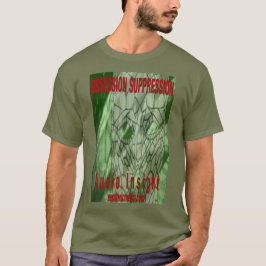 Herrens "Obsession Suppression" färgade t-shirt. T Shirt