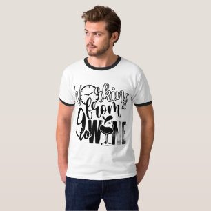 Herrens Premium Grafiskt Tryckt Bomullströja T Shirt
