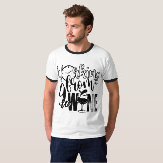 Herrens Premium Grafiskt Tryckt Bomullströja T Shirt