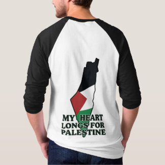 Herrens Raglan Baseboll T-Shirt med Dubbelsidig Tr