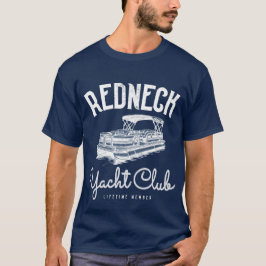 Herrens Redneck Yacht Club Pontonbåt T-shirt